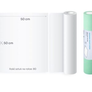 Podkład podfoliowany UNIVEL PLUS 2x bibuła 1x folia 50cm x 50m Zielony